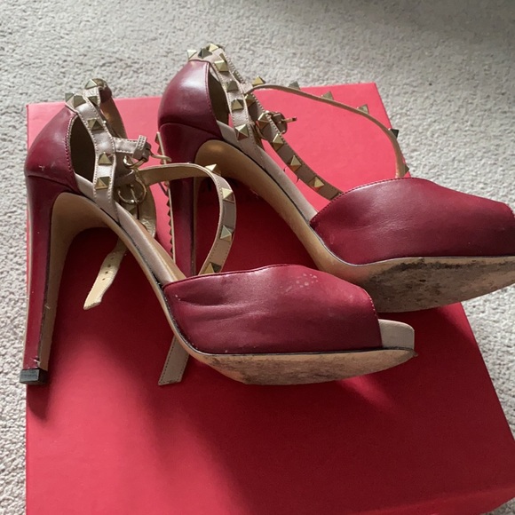 COPY - Valentino Rockstud ankle wrap shoes - Picture 3 of 5